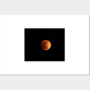 Total lunar eclipse (C028/7978) Posters and Art